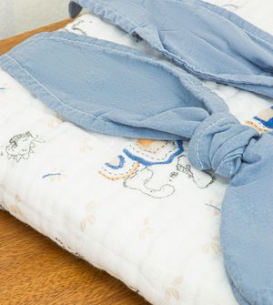 Toalhão de Banho Avental Com Capuz 100 x 90 cm