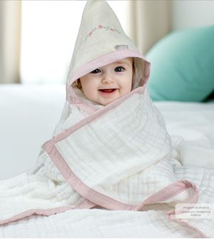 Toalhão de Banho Soft Nature Com Capuz 1,00m x 85cm