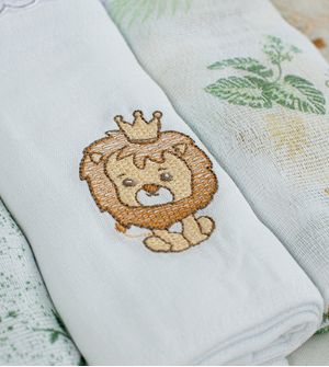 Kit Fralda com Bainha 3 Unidades Dengo