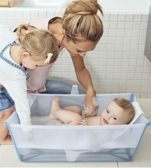 Banheira Flexível Oceano Azul XL Plug Térmico Stokke