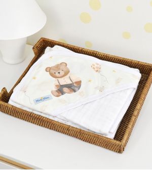 Toalha de Banho Soft Com Capuz 85 x 85cm