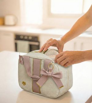 Bolsa Maternidade Porta Mamadeira Malu Linho