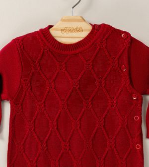 Saída Maternidade Losangos Vermelho - 111157AB