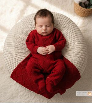 Saída Maternidade Losangos Vermelho - 111157AB