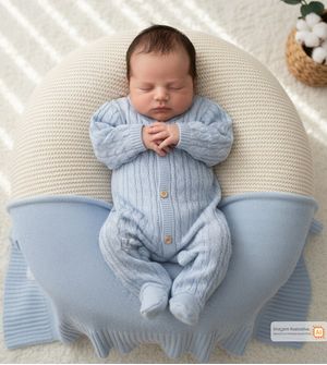 Saída Maternidade Tricot Tranças