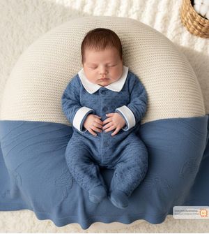 Saída Maternidade Tricot Detalhes