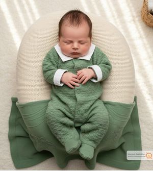 Saída Maternidade Tricot Detalhes