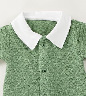 Saída Maternidade Tricot Detalhes