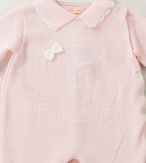 Saída Maternidade Tricot Ursinho