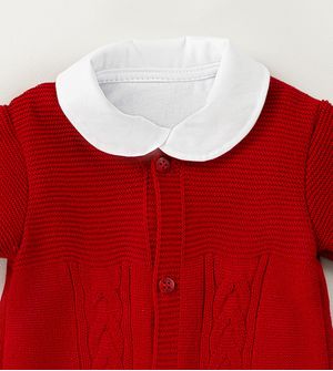 Saída Maternidade Tricot Trança 3 peças