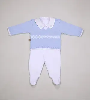 Saída Maternidade Tricot Com Manta - 725024