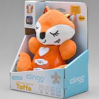 Pelúcia Musical Raposa Toffe