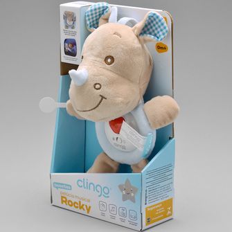 Pelúcia Musical Rinoceronte Rocky