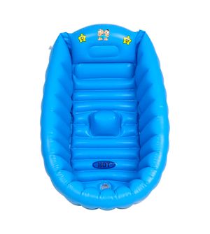 Banheira Inflável Turma da Mônica Baby 55 Litros Azul