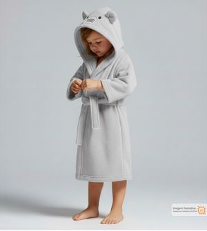 Roupão Elefante Tam. 3 à 4 anos