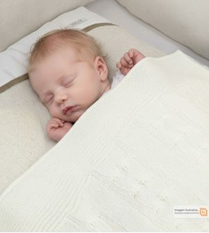 Manta Tranças 70 x 90cm - 13379AB