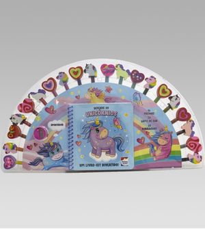 Livro Kit Divertido Desenhe os Unicórnios