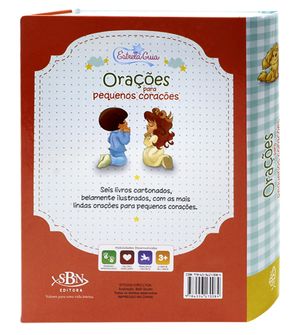 Box com 6 Livros Orações para Pequenos Corações