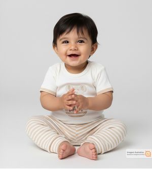 Conjunto Body Urso Baby