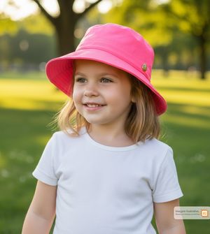 Chapéu Infantil Básico Rosa Neon