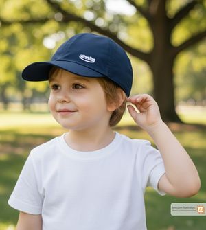 Boné Bebê Liso Marinho