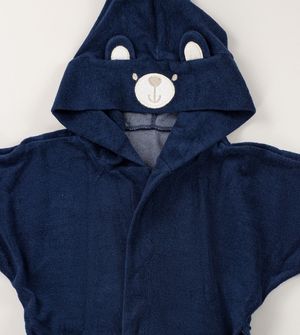 Roupão Infantil Ursinho Marinho 2 à 4 anos