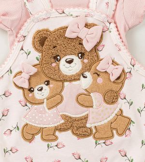 Macaquinho Banho de Sol com Body Ursas