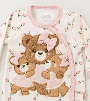 Macacão Suedine Ursas