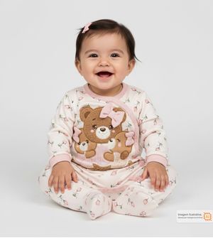 Macacão Suedine Ursas