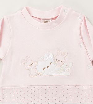 Macacão Suedine Amiguinhas Rosa