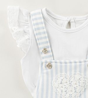 Jardineira Body Coração