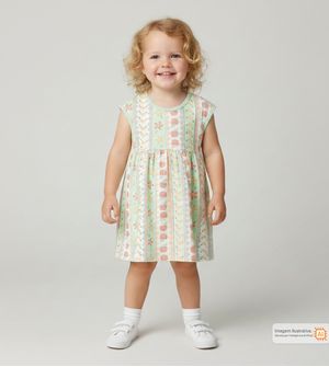 Vestido Frutinhas Verde