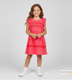 Vestido Bordados Delicados