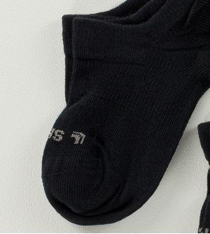 Kit Meia Sapatilha Kids com 2 unidades Preta