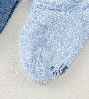 Kit Meia Sapatilha Baby com 2 unidades Azul