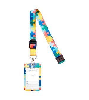 Crachá de Identificação Transtorno do Espectro Autista