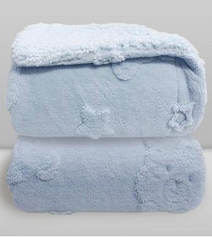 Cobertor Sherpa com Relevo Urso 90x110cm