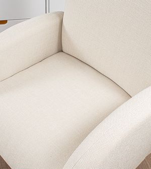 Poltrona Amamentação Bia Balanço e Giro com Puff