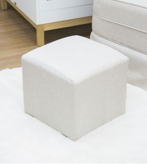 Poltrona Amamentação Julia Linho com Puff e Balanço Gariani