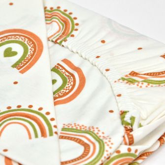 Jogo de Lençol para Mini Berço Arco Íris 103 x 78 cm