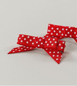 Bico de Pato Laço Poá com 2 unidades