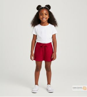 Shorts/Saia Girl Vermelho