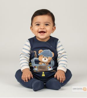 Macacão Moletinho Caminhãozinho