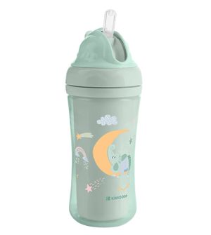 Copo com Canudo Moony Me 220ml Verde - Kikka boo