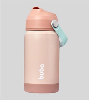 Garrafa Térmica com Canudo 360ml Blush