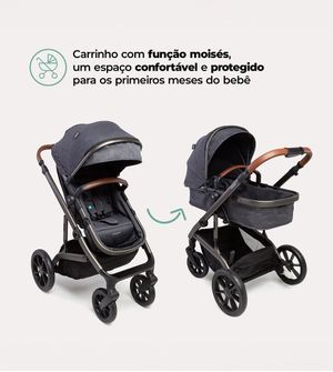 Carrinho Travel System Massimo Trio Isofix Infanti