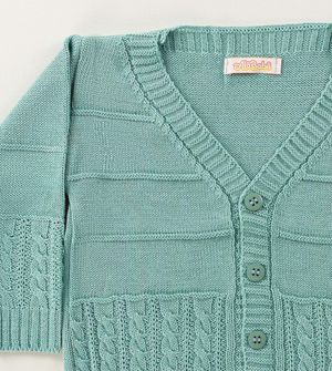 Casaco Trançado Verde