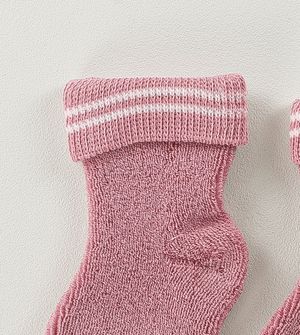 Meia Baby Atoalhada Básica Rose