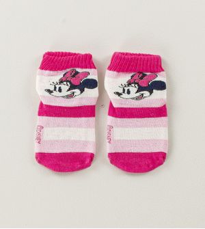 Meia Disney Baby Antiderrapante - Minnie