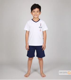 Conjunto Pijama Náutico - 7122 De 4 a 12 anos